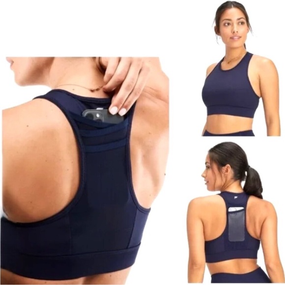 Fabletics Trinity High Impact Sports Bra Navy Blue Size 3X - Picture 1 of 6